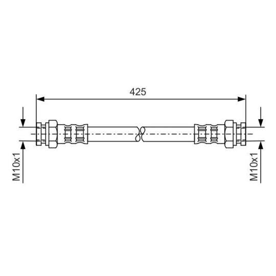 1 987 476 169 Brake Hose