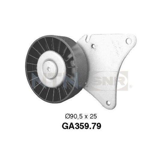 GA359.79 Deflection/Guide Pulley, v-ribbed belt