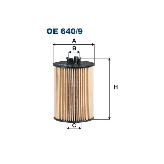 OE 640/9 Oil filter