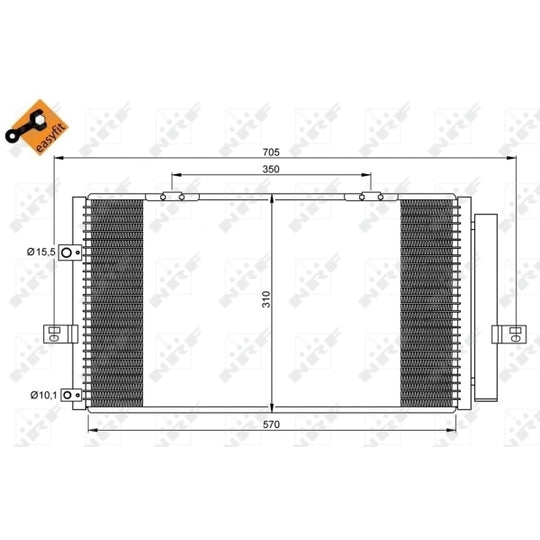 35659 Condenser, air conditioning