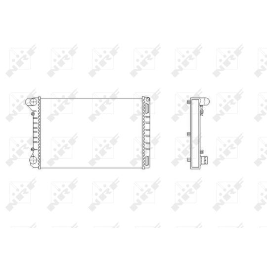 53665 Radiator, engine cooling