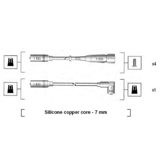 941055040529 Ignition Cable Kit