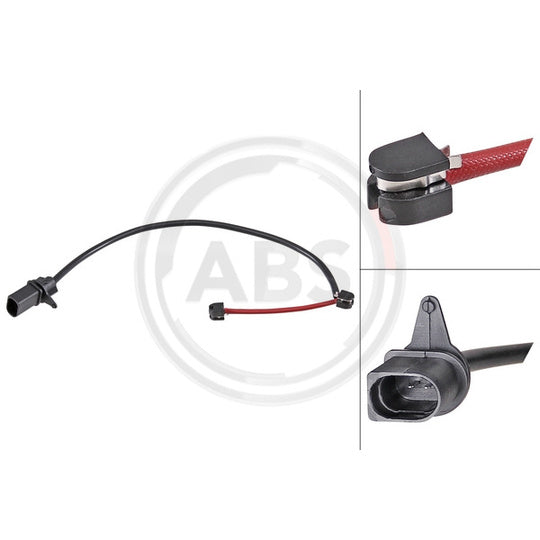 39949 Warning Contact, brake pad wear
