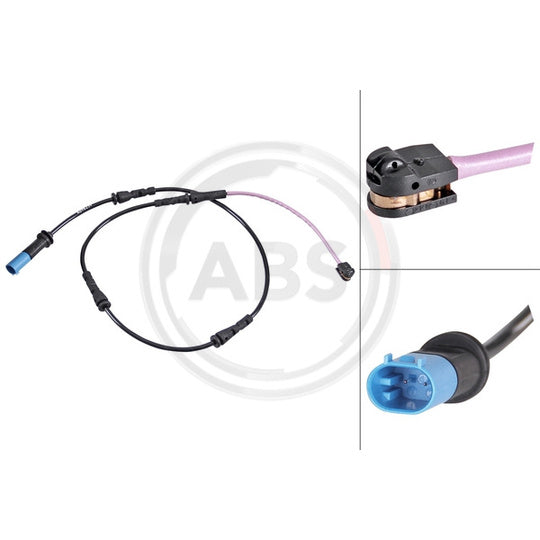 39982 Warning Contact, brake pad wear