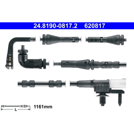 24.8190-0817.2 Warning Contact, brake pad wear
