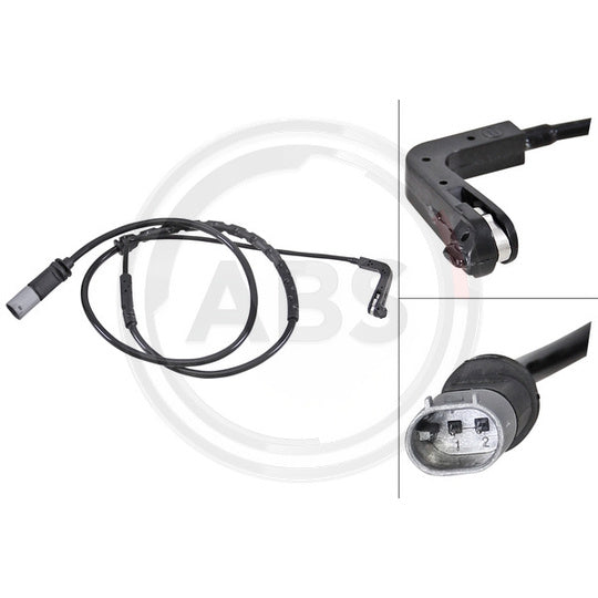 39639 Warning Contact, brake pad wear
