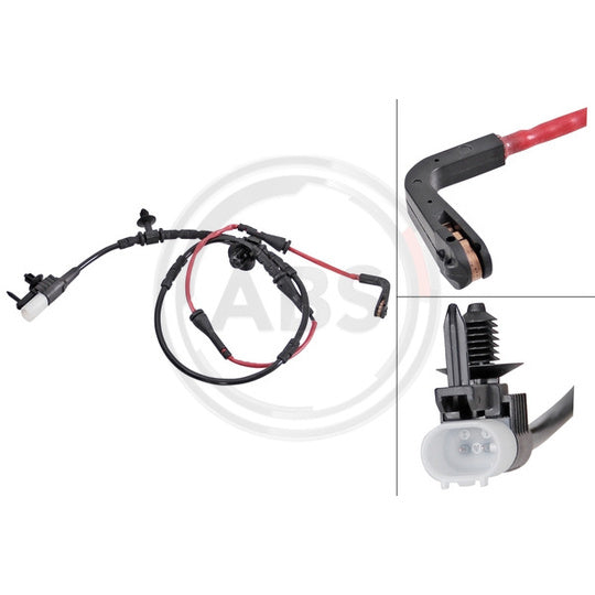 39980 Warning Contact, brake pad wear