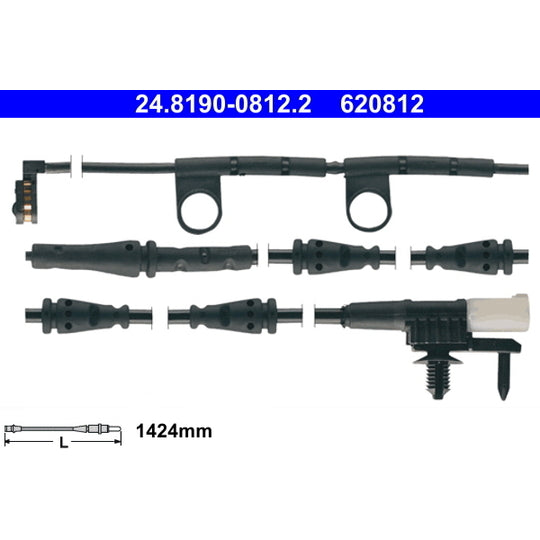 24.8190-0812.2 Warning Contact, brake pad wear