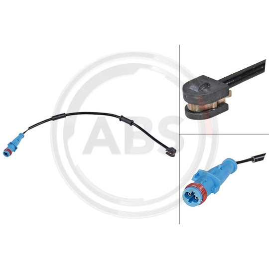 39619 Warning Contact, brake pad wear