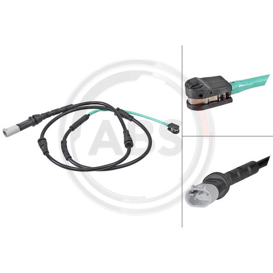 39686 Warning Contact, brake pad wear