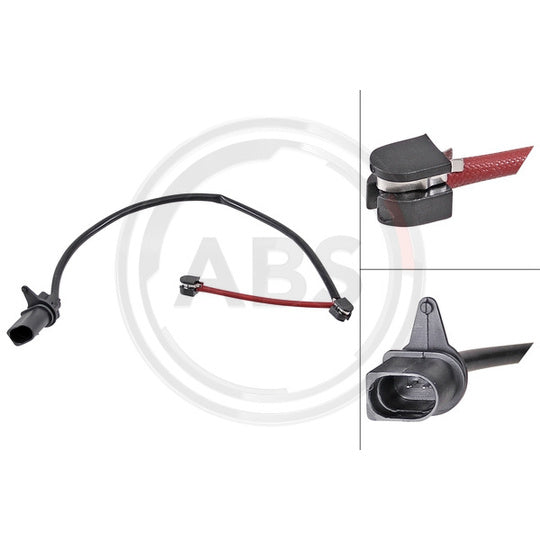 39777 Warning Contact, brake pad wear