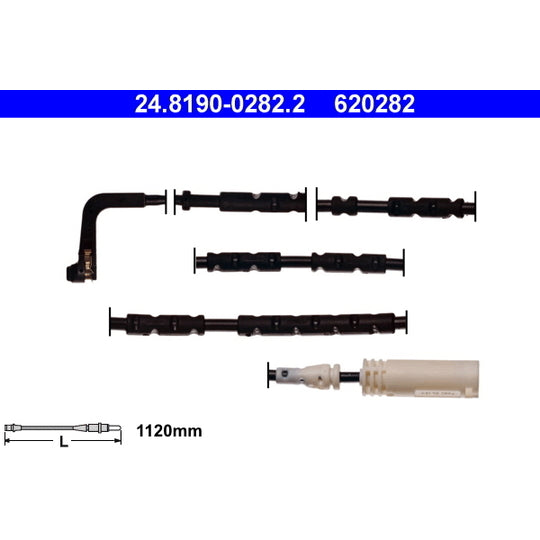 24.8190-0282.2 Warning Contact, brake pad wear