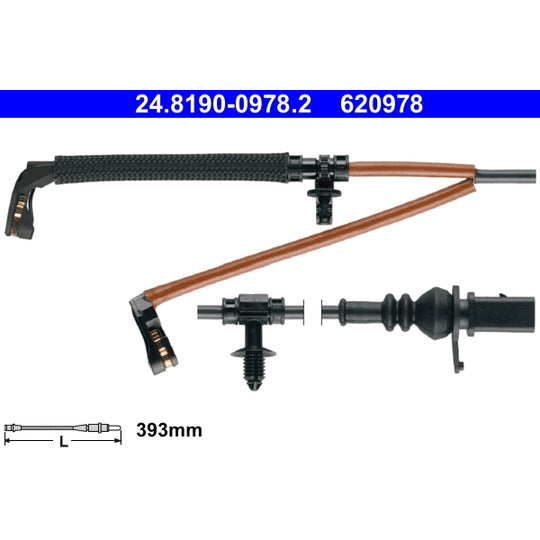 24.8190-0978.2 Warning Contact, brake pad wear