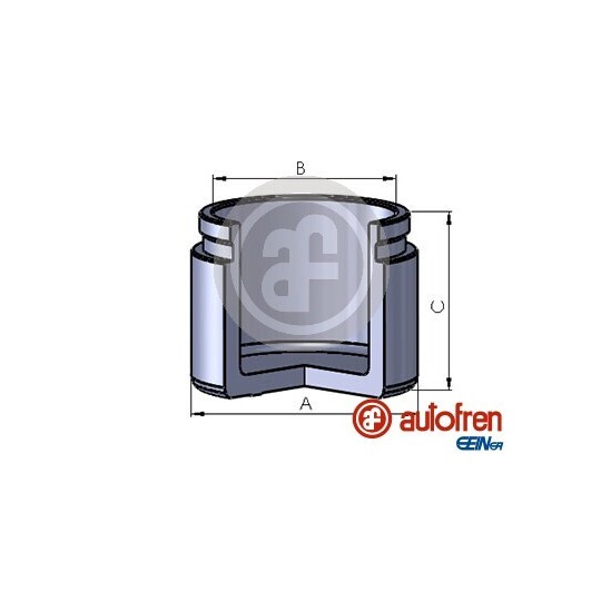 D025341 Piston, brake caliper