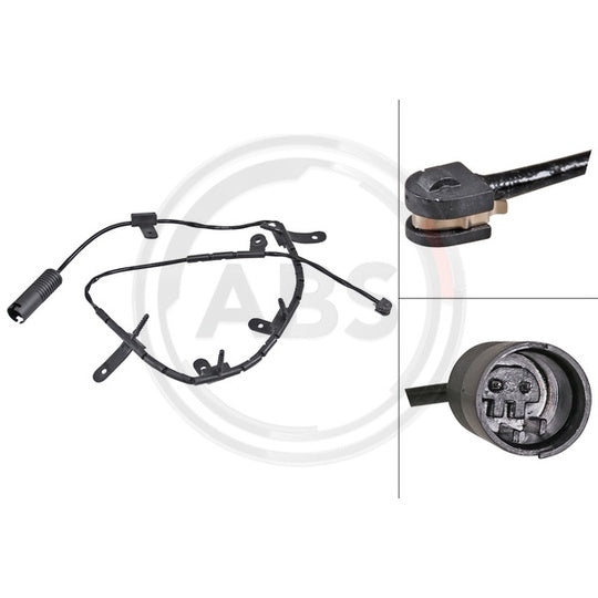 39606 Warning Contact, brake pad wear