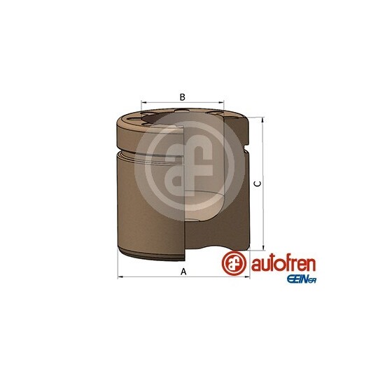 D025242 Piston, brake caliper