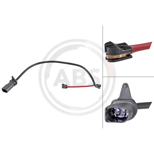39952 Warning Contact, brake pad wear