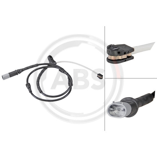 39696 Warning Contact, brake pad wear