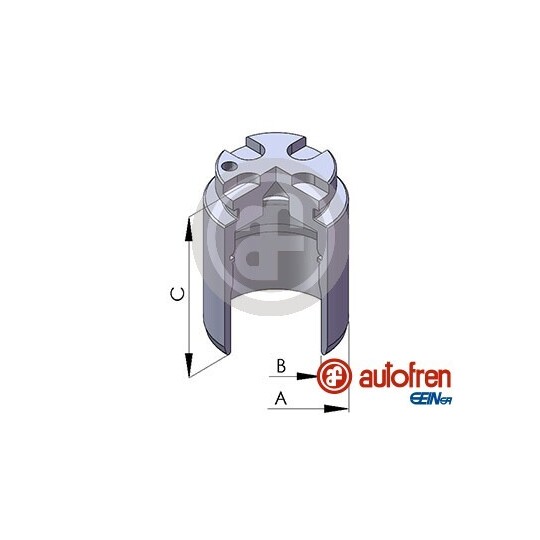 D025418 Piston, brake caliper