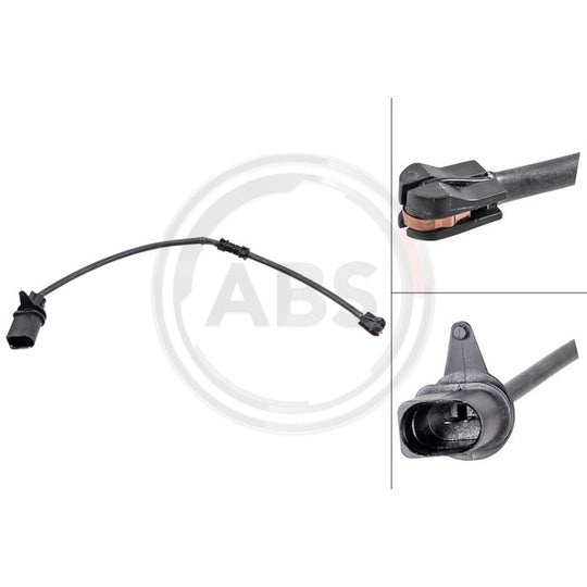 39981 Warning Contact, brake pad wear