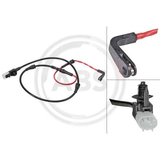 39923 Warning Contact, brake pad wear