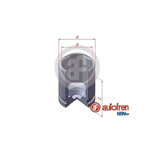 D025543 Piston, brake caliper