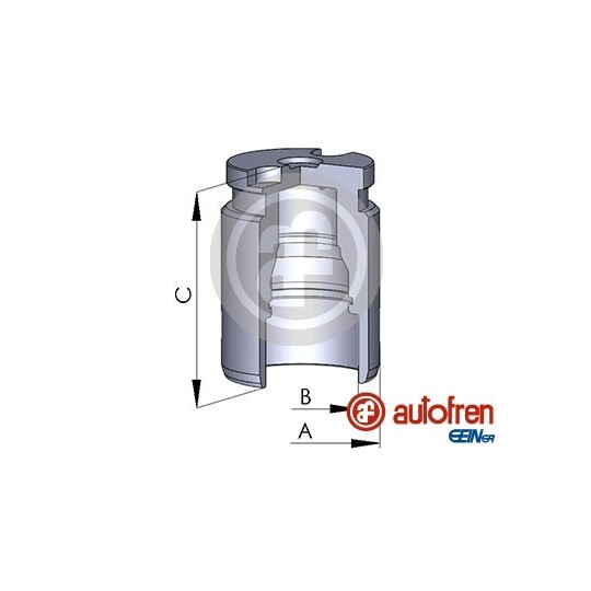 D025417 Piston, brake caliper