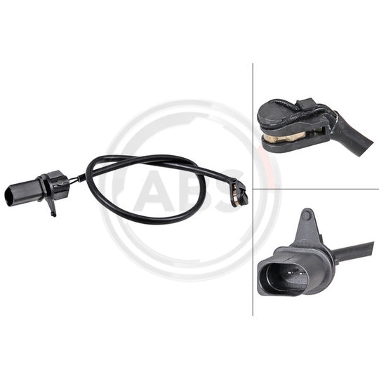 39919 Warning Contact, brake pad wear
