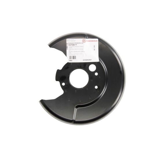 6508-03-1670877K Splash Panel, brake disc