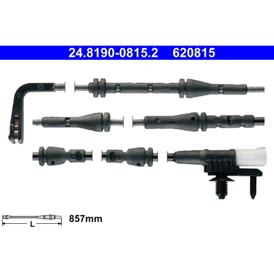 24.8190-0815.2 Warning Contact, brake pad wear