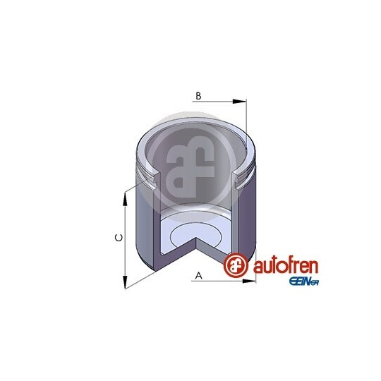 D025385 Piston, brake caliper