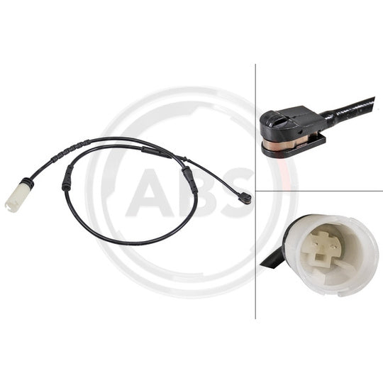 39698 Warning Contact, brake pad wear