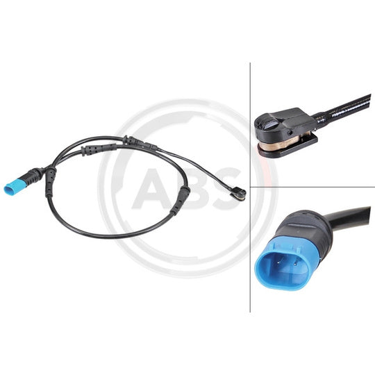 39814 Warning Contact, brake pad wear