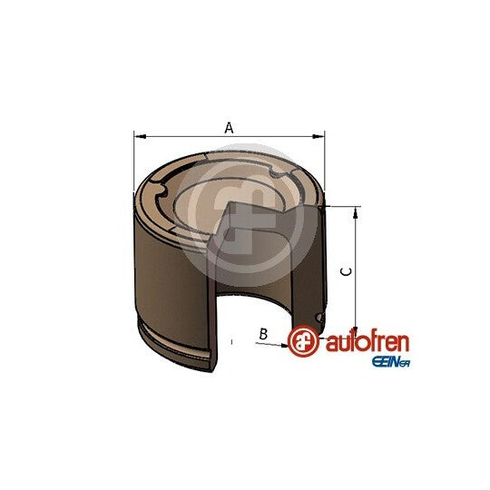 D025593 Piston, brake caliper