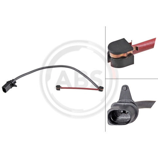 39955 Warning Contact, brake pad wear
