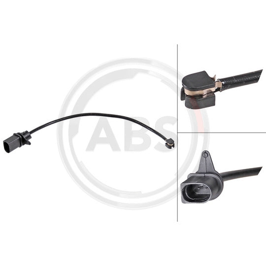 39935 Warning Contact, brake pad wear