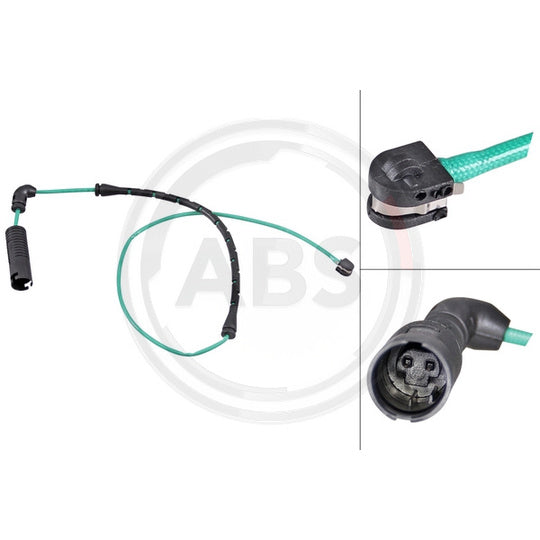 39587 Warning Contact, brake pad wear