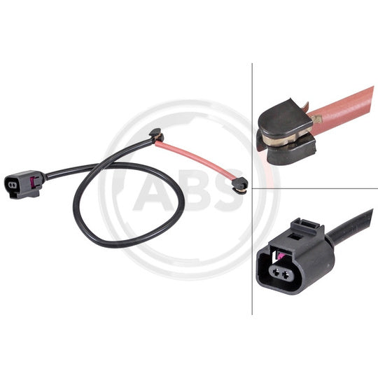 39811 Warning Contact, brake pad wear