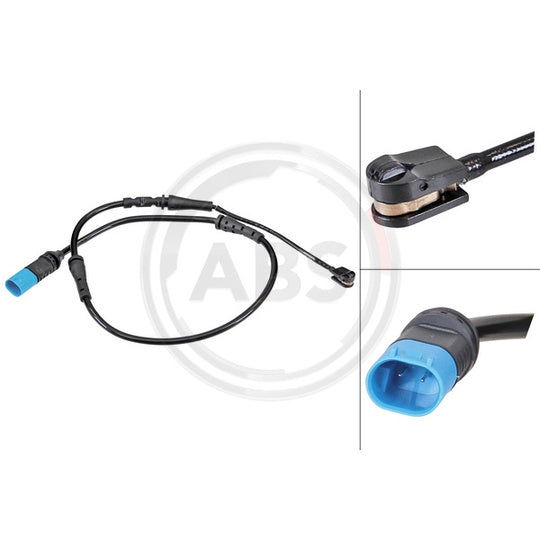 39808 Warning Contact, brake pad wear