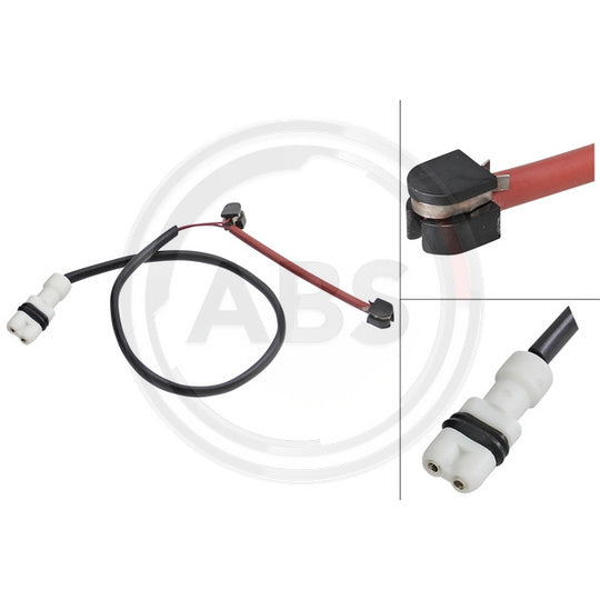 39662 Warning Contact, brake pad wear
