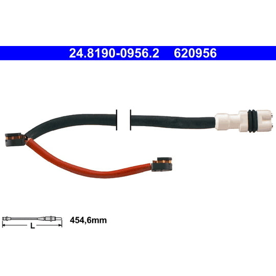 24.8190-0956.2 Warning Contact, brake pad wear