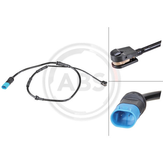 39809 Warning Contact, brake pad wear