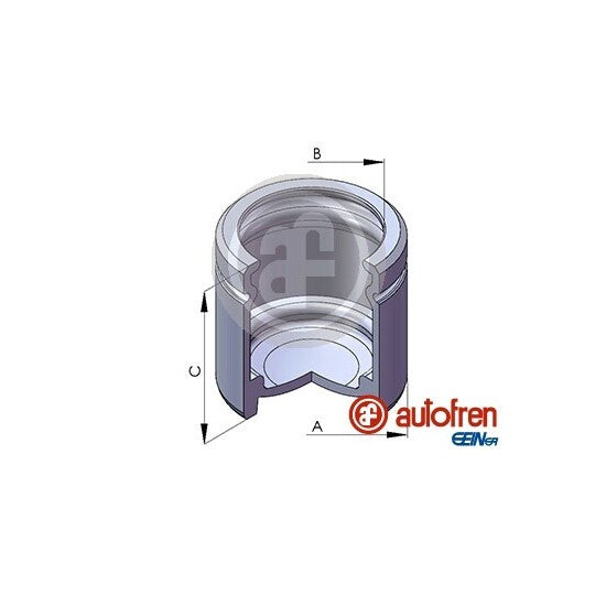 D025107 Piston, brake caliper