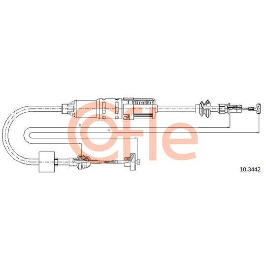 10.3442 Clutch Cable