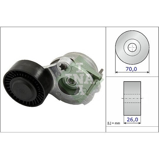 534 0470 10 Tensioner Lever, v-ribbed belt