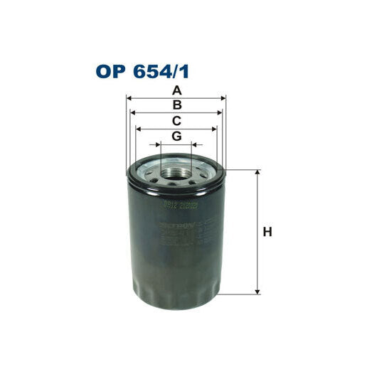 OP 654/1 Oil filter