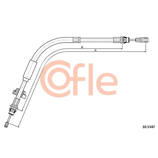 10.5347 Cable, parking brake