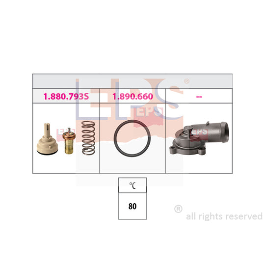 1.880.793K Thermostat, coolant