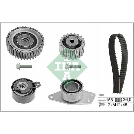 530 0194 10 Timing Belt Set