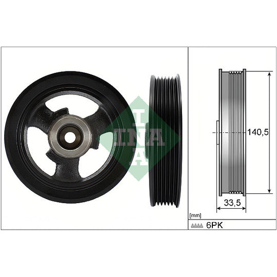 544 0149 10 Belt Pulley, crankshaft